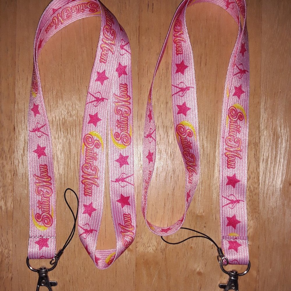 2 Japan Anime Sailor Moon Pink Lanyards B